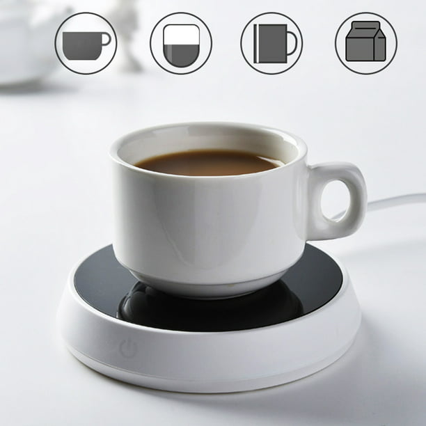 Electric Coffee Mug Warmer Tea Cup Heater Beverage Heating Plate Office Desktop